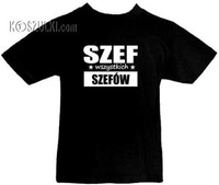 T-shirt dziecięcy Szef wszystkich szefów