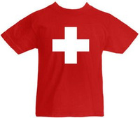T-shirt dziecięcy- Swiss-Krzyżyk