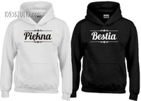 Zestaw bluz z kapturem Piękna & bestia