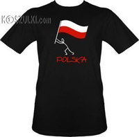 t-shirt  Polska Ludzik