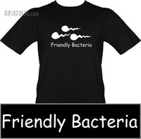 t-shirt Friendly Bacteria