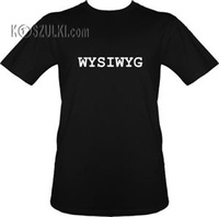 t-shirt WYSIWYG