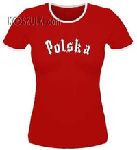 koszulka Polska damska gotyk Czerwona