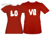 Koszulki dla pary-Zestaw  koszulek LOVE