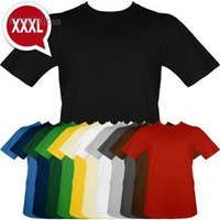 t-shirt xxxl bez nadruku- Czarny