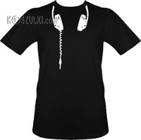 t-shirt Słuchawki