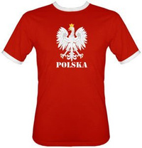 t-shirt 2K001 Orzeł Polska Czerwony