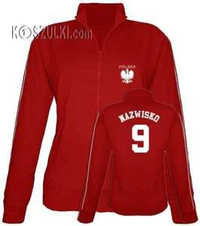 bluza Damska rozpinana Polska własne nazwisko z orłem