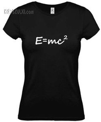 Koszulka damska E=mc2