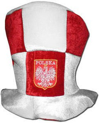 czapka cylinder Polska Kostka