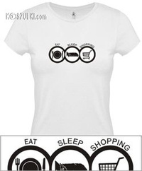 koszulka damska Shopping