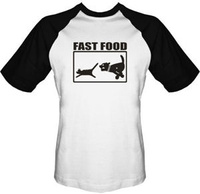 T-shirt Baseball Fast Food