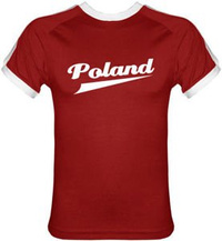 T-shirt Fit Poland Czerwony