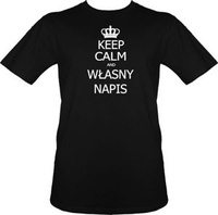 t-shirt Keep calm and... text