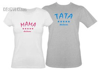 Koszulki dla pary-Zestaw koszulka damska i t-shirt rodzice deluxe