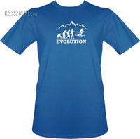 T-shirt ewolucja Narty