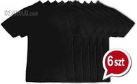 Pakiet 6 sztuk T-Shirt dziecięcy- Czarne