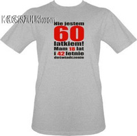 t-shirt Nie jestem 60 latkiem