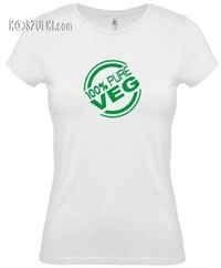 koszulka damska 100 procent Veg
