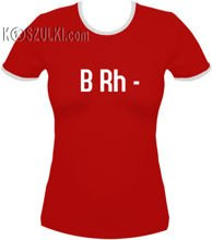 koszulka damska Brh MINUS- CZERWONA