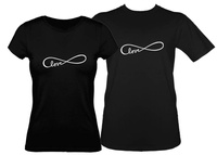 koszulka zestaw z nadrukiem Nieskończona miłośc znak Love damska meska