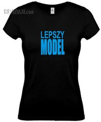 koszulka damska Lepszy Model CZARNA