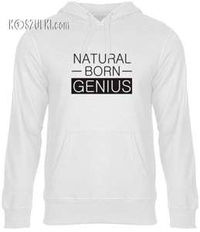Bluza z kapturem Natural Born Genius