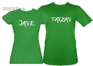 Koszulki dla pary-Zestaw Tarzan i Jane
