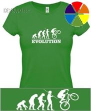 koszulka damska Ewolucja rower